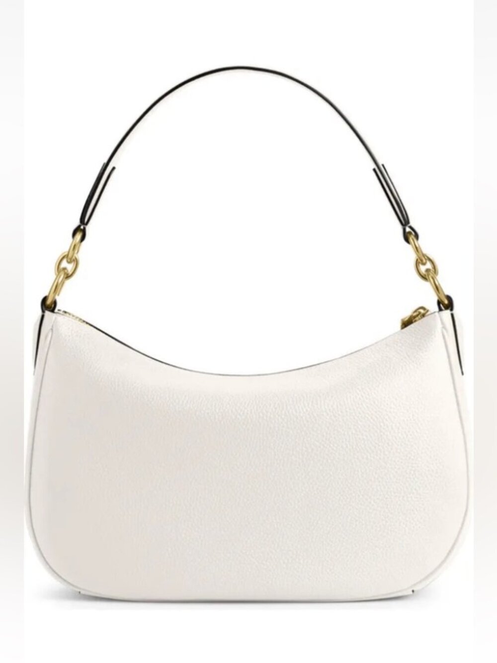 NWOT COACH Sutton Handbag/Crossbody in Chalk Polished Pebble Leather - Picture 4 of 14